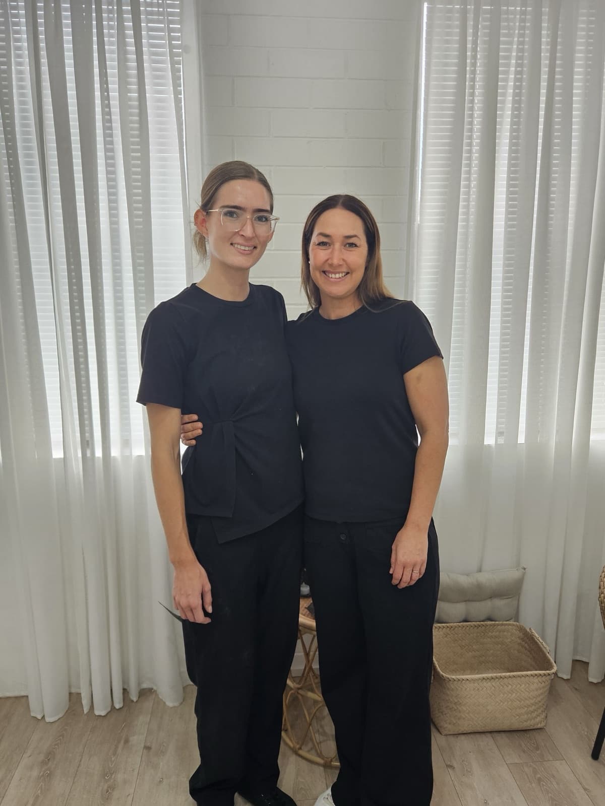 Natalie and Paigh, the therapists at Manava Beauty